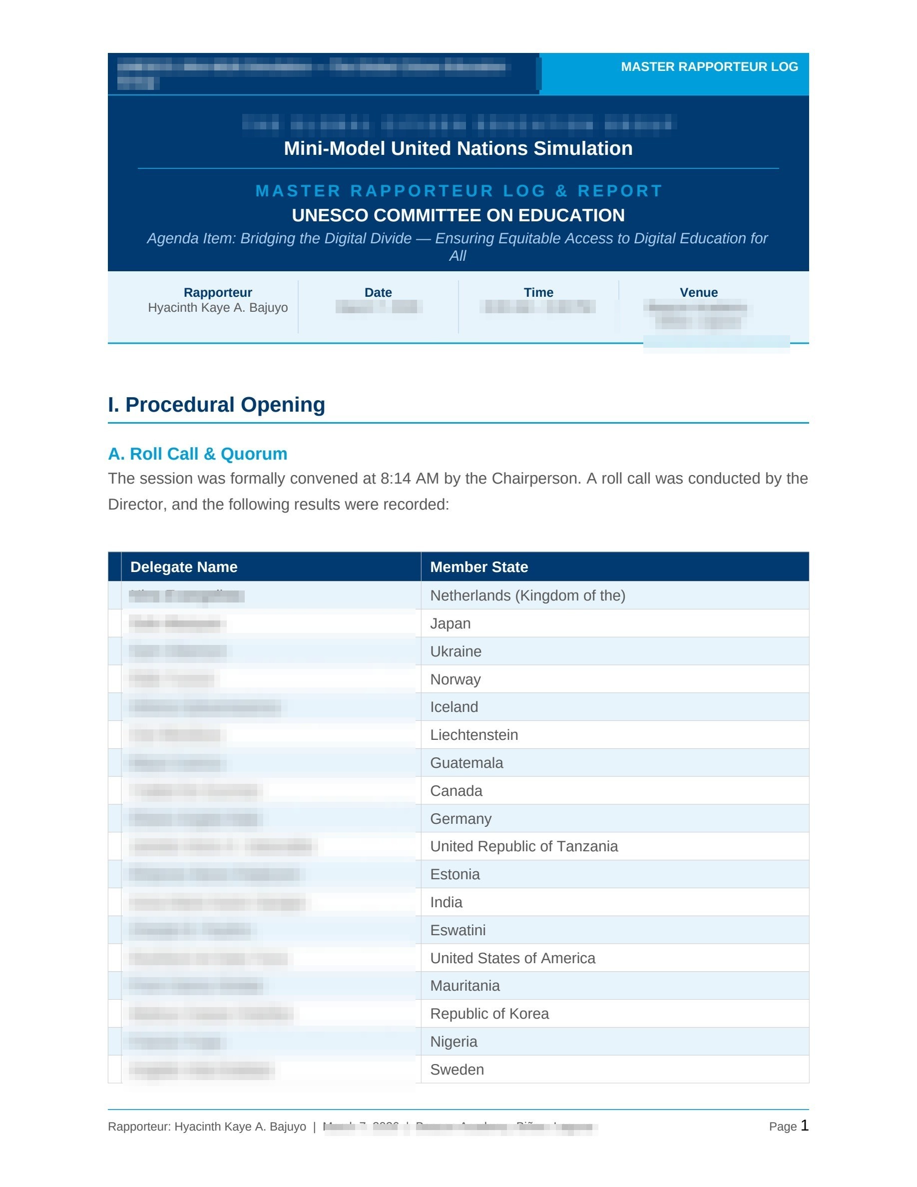 Technical writing document preview